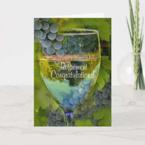 Retirement Congratulations Wine Humor