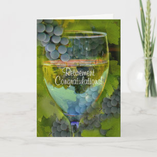 Retirement Congratulations Wine Humor Card