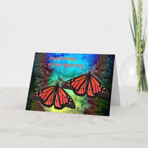 Retirement Congratulations with Butterflies