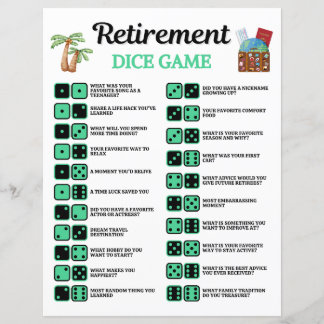 Retirement Dice Game