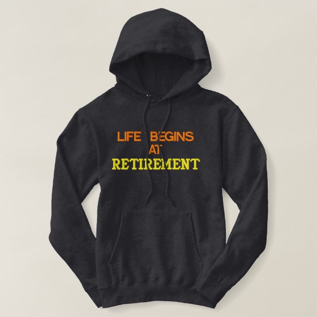 Retirement Embroidered Shirt (Design Front)