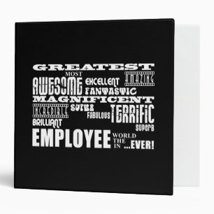 Retirement Employees  Greatest Employee World Ever 3 Ring Binder