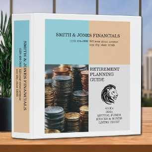 Retirement Estate Planning Guide 3 Ring Binder