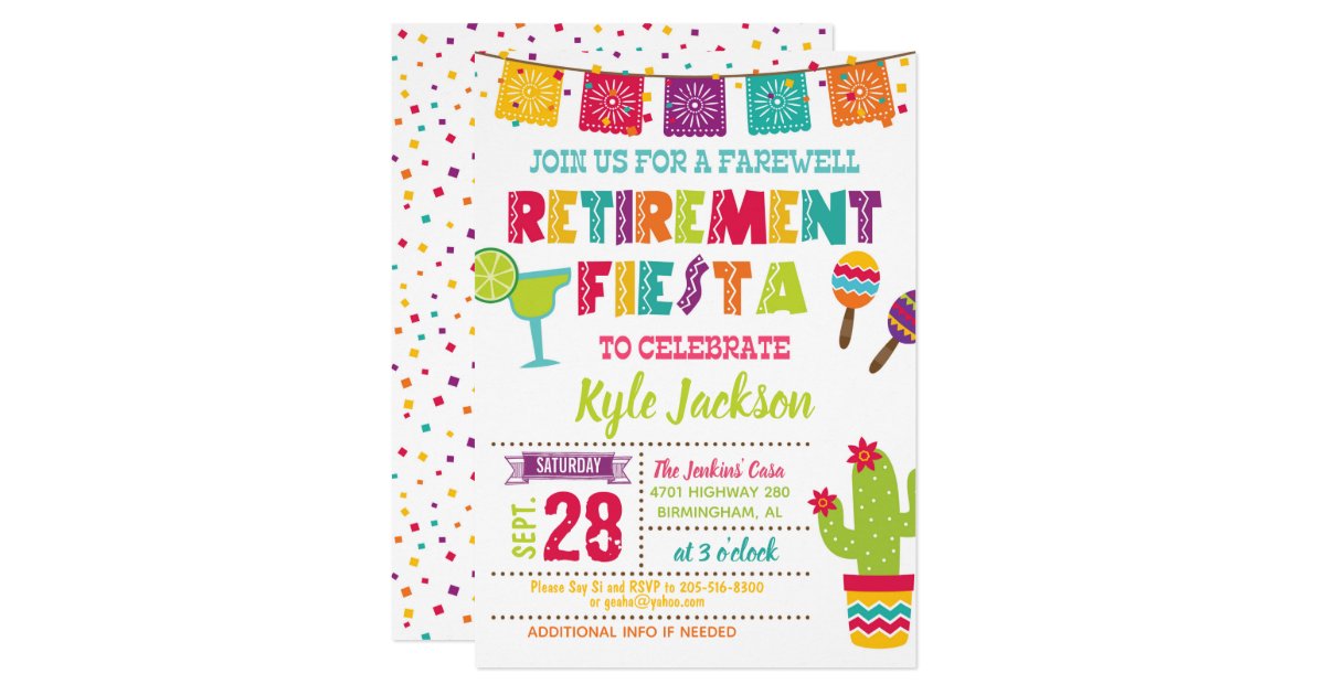 Retirement fiesta 