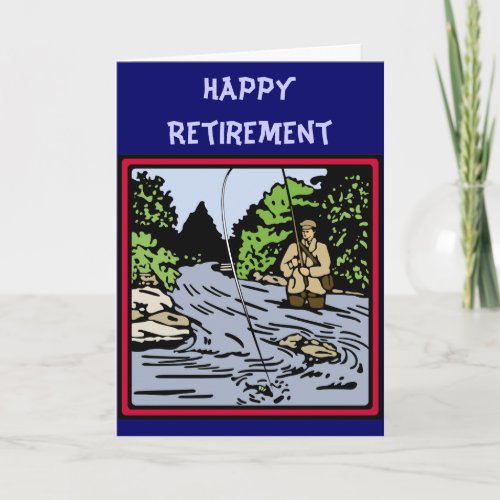 Retirement Fishing Card