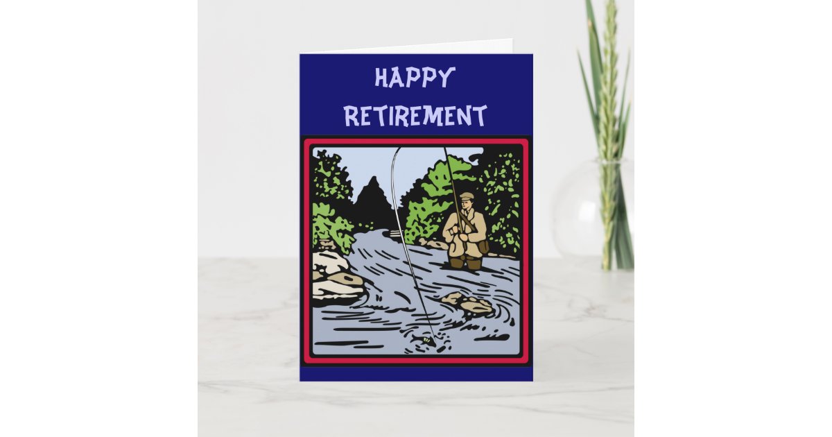 Retirement Plan Fishing Gift Funny Card