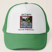 Funny Fishing Hat O'Fishally Retired Hat for Women Baseball Hats