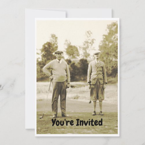 Retirement for the Golfer who love to golf  Great Invitation