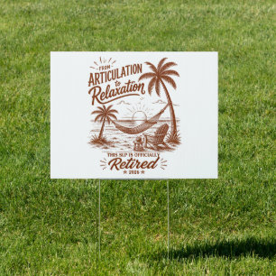 Retirement Form Articulation to Relaxation 2026 Sign