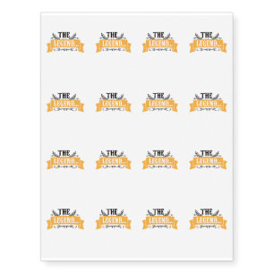 Retirement Funny Gift Temporary Tattoos