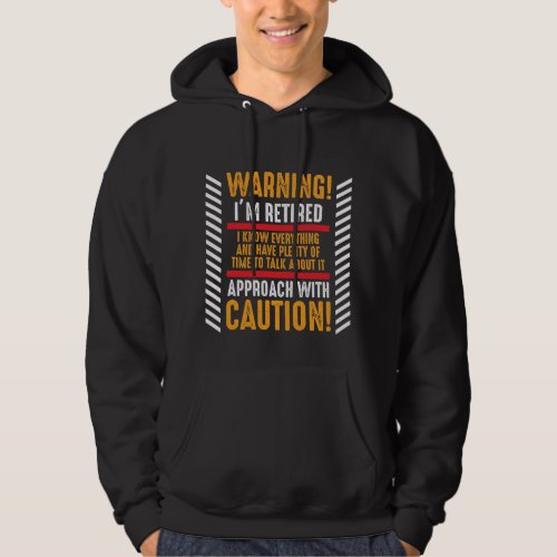 Retirement Gag Saying SeniorRetired Husband Hoodie