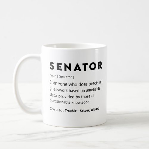 Retirement Gift ideas for Legislator Lawmaker  Coffee Mug