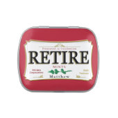 Retirement Gift Mint Tin - Retire Mints! (Top)