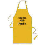 Retirement Gifts And Retirement T-shirts Long Apron at Zazzle