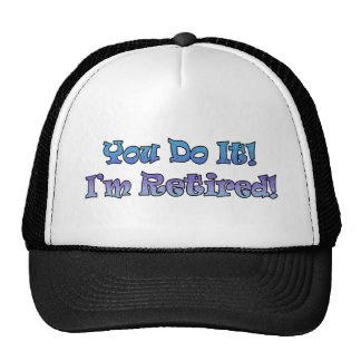 Retirement Party Hats & Retirement Party Trucker Hat Designs | Zazzle