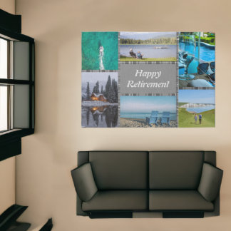 Retirement Gifts for Dad Black and White Plaid Rug