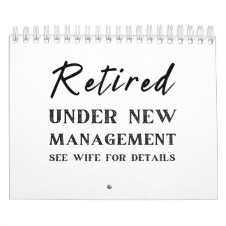 retirement gifts for husband from wife calendar