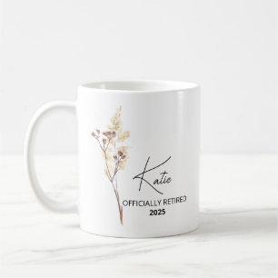 Retirement Gifts for Woman Teacher, Retired Teache Coffee Mug
