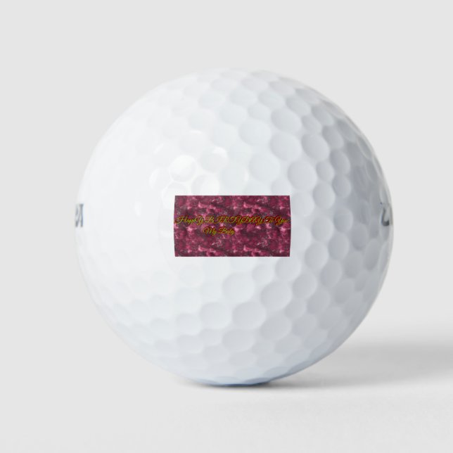 Retirement Gifts for Women, Funny Retirement Gift Golf Balls (Front)