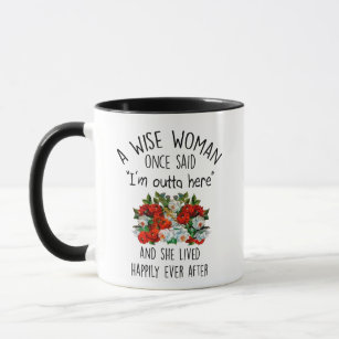 Retired Chick Mug, Funny Women Retirement Party Coffee Mugs