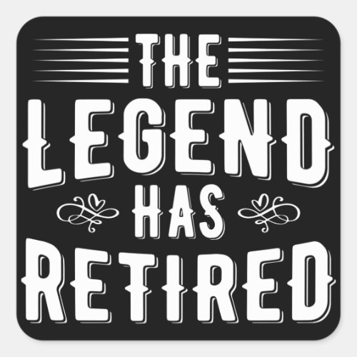 Retirement Gifts, The Legend Has Retired