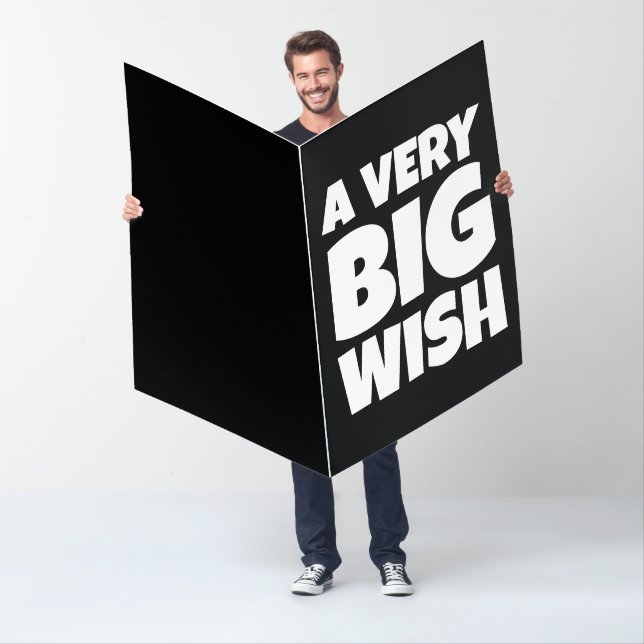 RETIREMENT GIGANTIC HUGE BIGGEST Card Cards (In Situ)