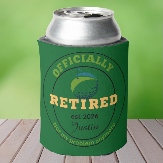 Retirement golf party favor can cooler (Creator Uploaded)