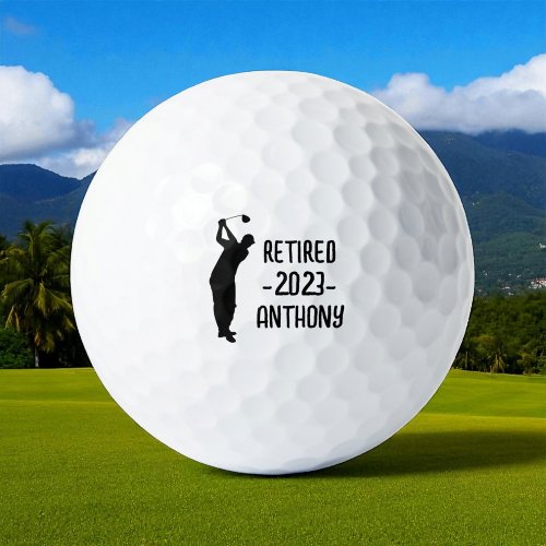 Retirement Golfer Birthday retired happy retiree