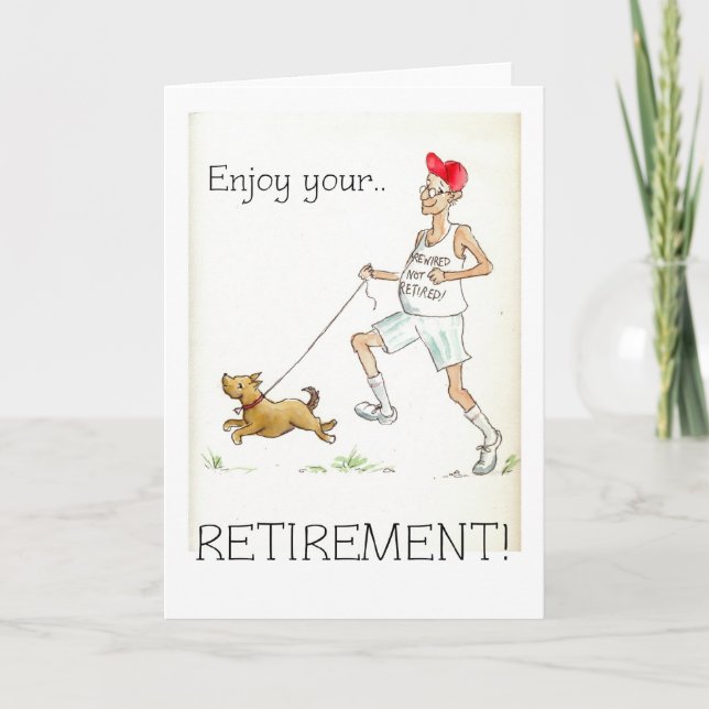 Retirement Greeting Card (Front)