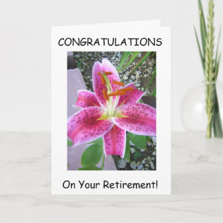 Retirement Greeting Card