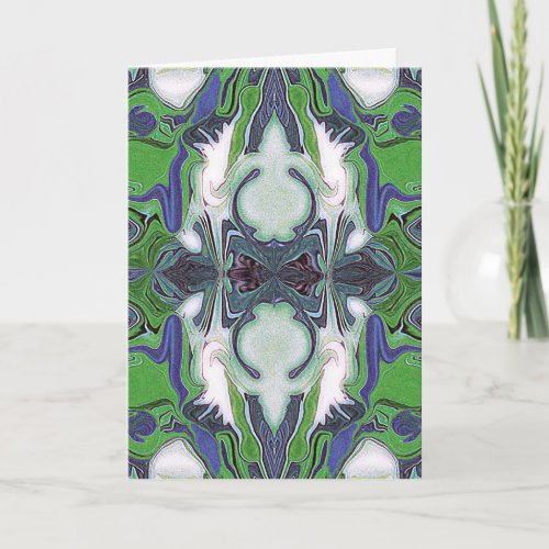 Retirement greeting card with kaleidoscope image