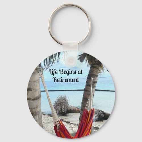 Retirement Hammock Keychain