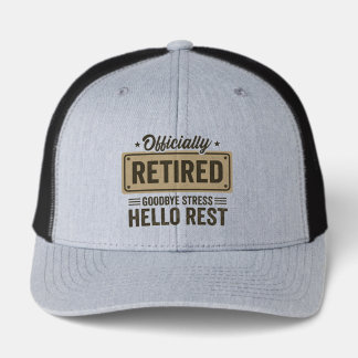 Retirement Hat - Funny Officially Retired Meme Cap