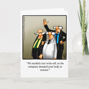 Retirement Humor Greeting Card "Spectickles"