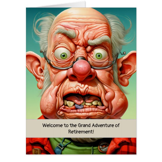 Retirement humor milestone Birthday Card (Front)