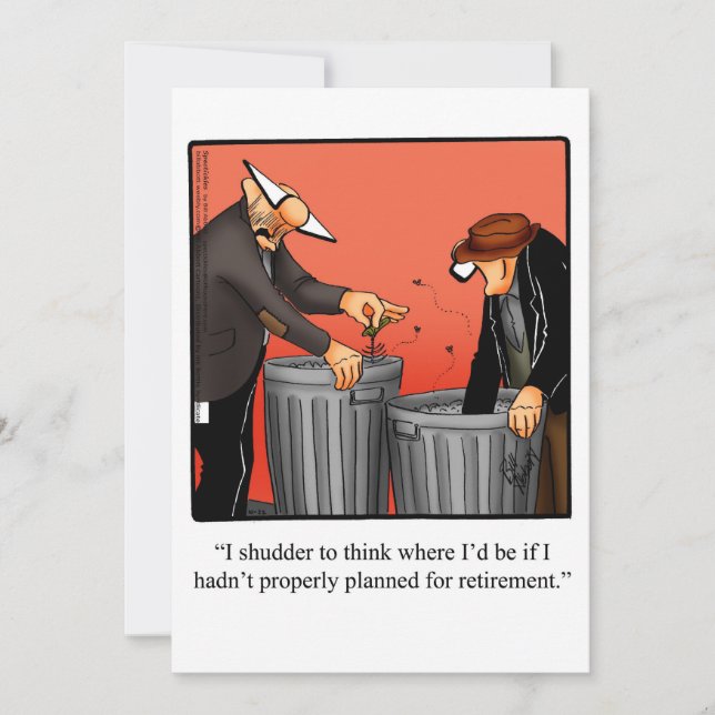 Retirement Humor Party Invitations (Front)