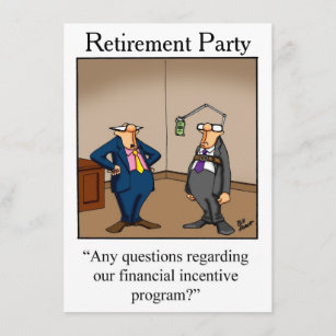 Funny Retirement Invitations | Zazzle