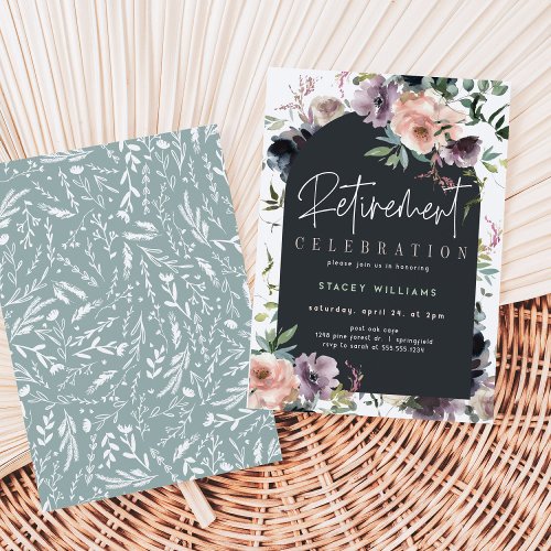 Retirement Invitation for Women, Editable Template