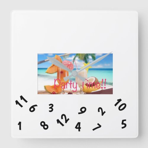 RETIREMENT IS 277 FOR YOU SQUARE WALL CLOCK