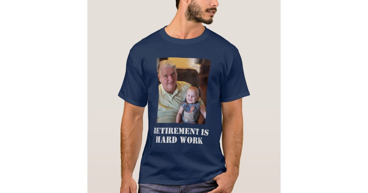 Retired Gone Fishing T Shirt Dad Grandpa Funny T-Shirt