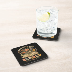 Retirement Is Music To My Ears Beverage Coaster