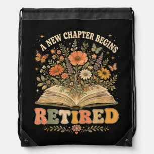 Retirement Is Music To My Ears Drawstring Bag