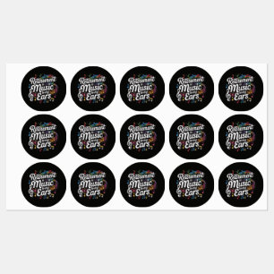 Retirement Is Music To My Ears Labels
