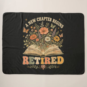 Retirement Is Music To My Ears Sherpa Blanket