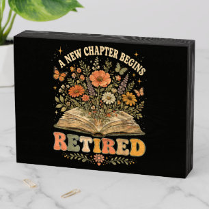 Retirement Is Music To My Ears Wooden Box Sign