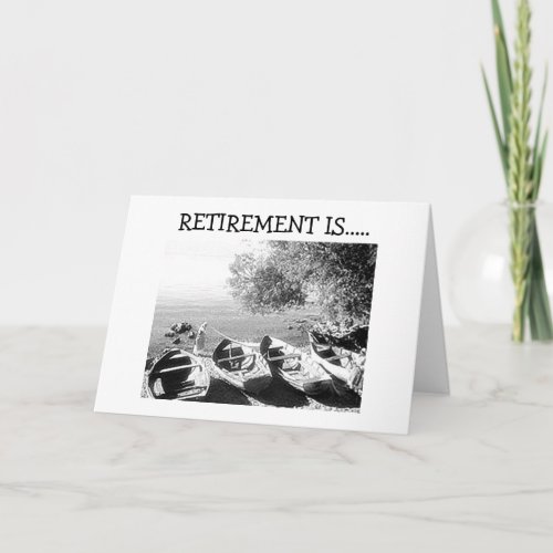 RETIREMENT IS YOUR TIME _ ENJOY CARD