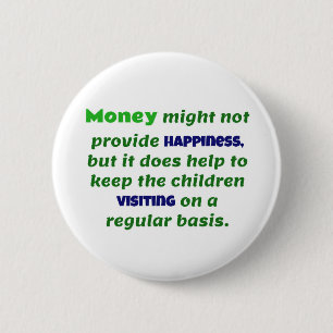 Retirement Joke Money Keeps The Kids Visiting Button