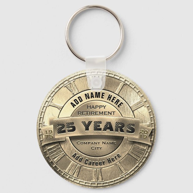 Retirement keychain hot sale