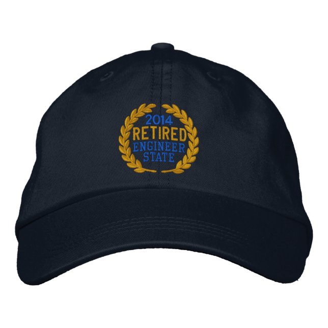 Retirement Laurels Personalize it! Embroidered Cap (Front)