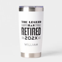 Retirement Legend Personalized Coworker Keepsake